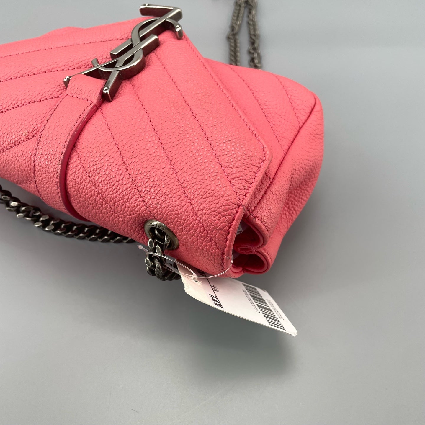 Saint Laurent - College Mini Messenger Bag - Leather - Pink - (mini)