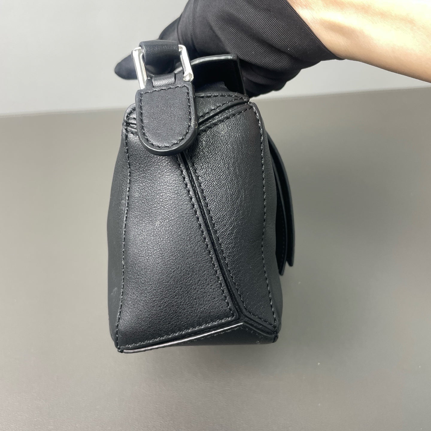 Loewe - Puzzle Mini - Cow leather - Black - (mini)