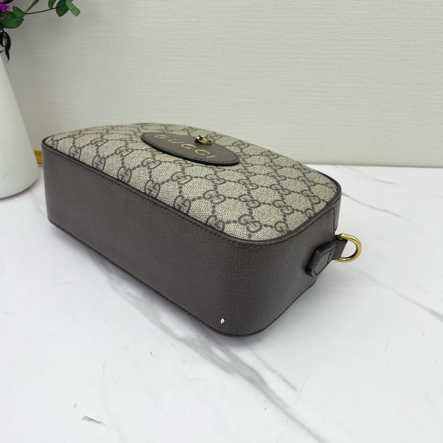 Gucci - GG Supreme Tiger Head Camera Bag - Coated canvas and leather - Beige - (Small)