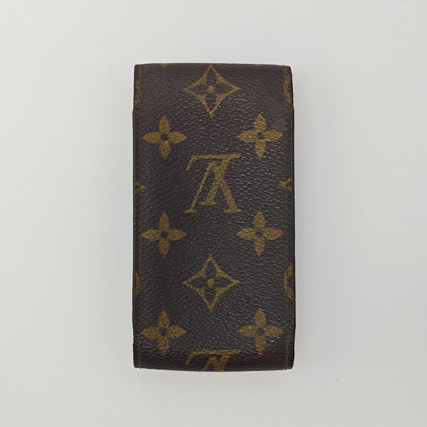 Louis Vuitton - Cigarette Case - Monogram coated canvas with leather interior - Brown - (small)