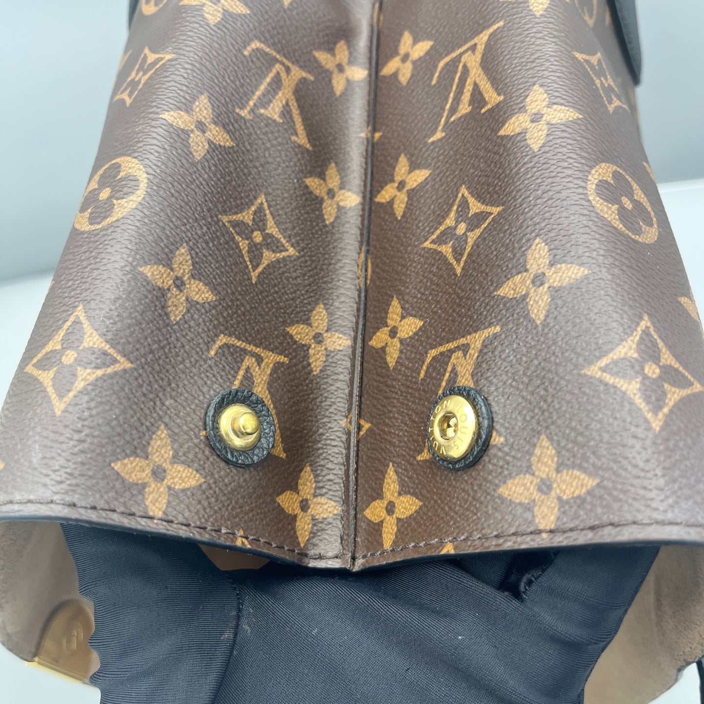 Louis Vuitton - Flandrin Tote - Monogram coated canvas with grained leather - Brown and Black - (Medium)