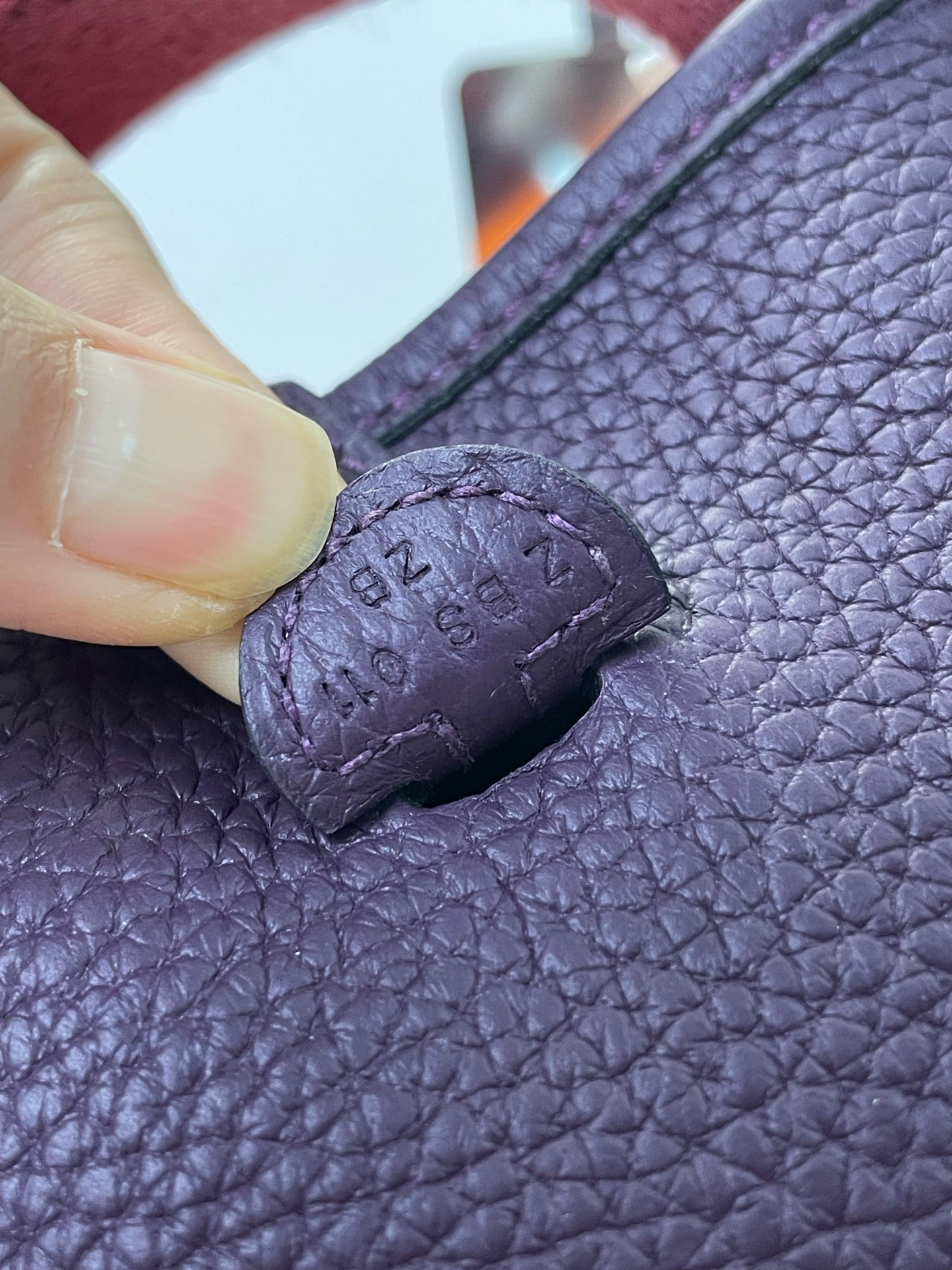 Hermes - Evelyne 16 Amazone mini - Taurillon Clemence leather - Blackcurrant Purple (Cassis) - (mini)