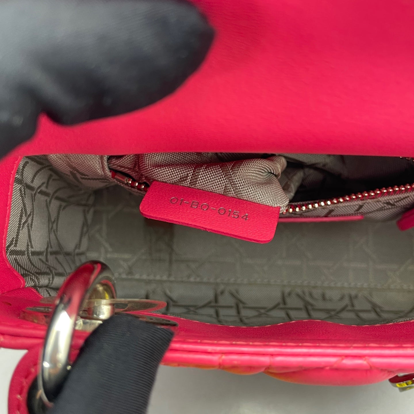 Dior - Lady Dior Mini - Lambskin leather - Rose Pink - (mini)