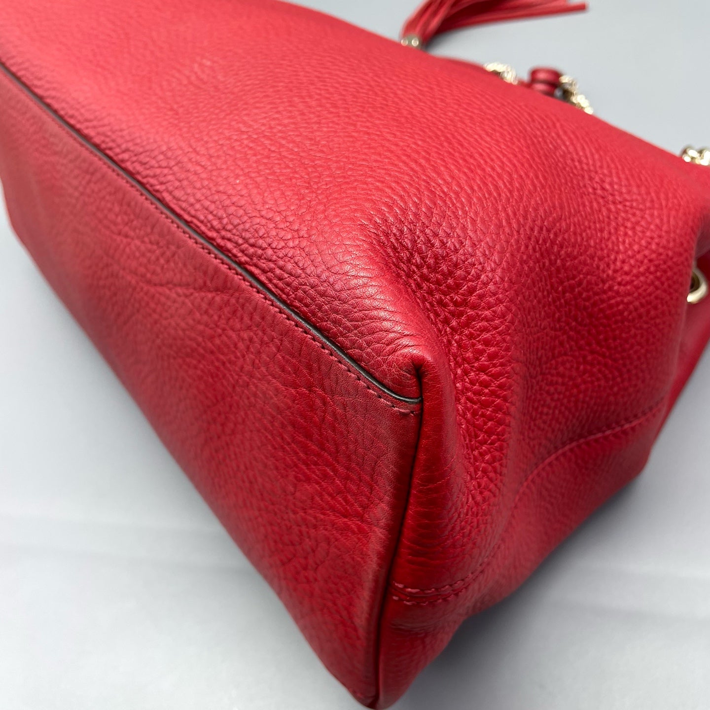 Gucci - Soho Chain Shoulder Bag - Leather - Red - (Medium)