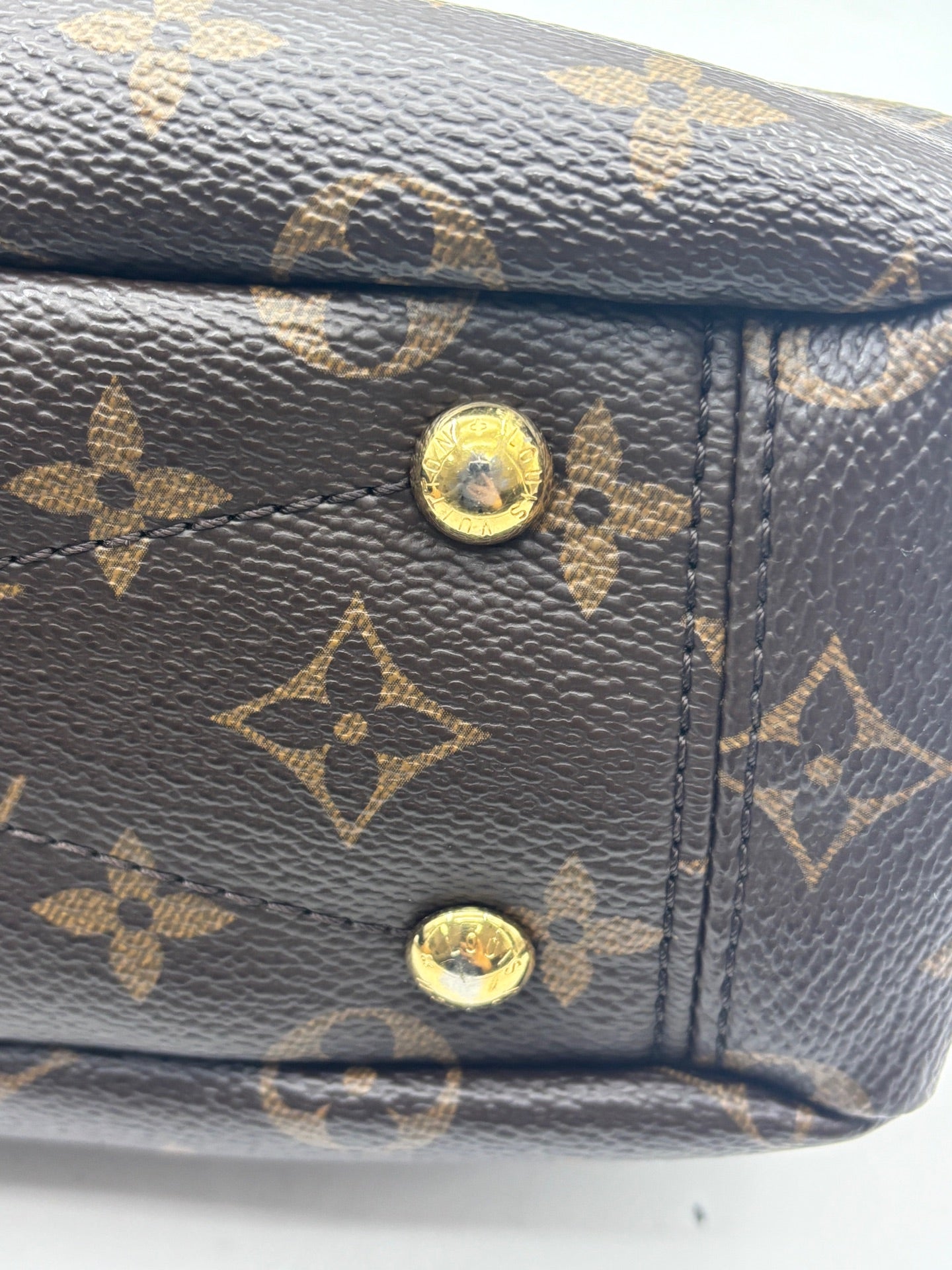 Louis Vuitton - Pallas BB - Monogram canvas with leather trim - Brown - (Small)