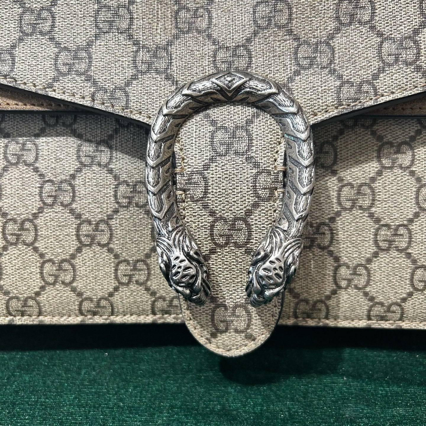 Gucci - Dionysus Shoulder Bag - Canvas - Beige - (medium)