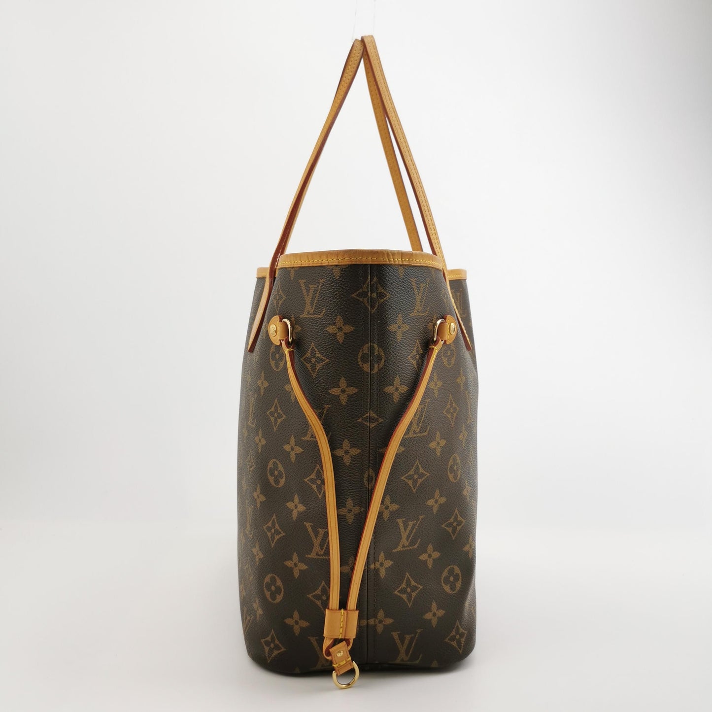 Louis Vuitton - Neverfull Tote - Monogram Canvas with Vachetta leather trim - Brown - (small)