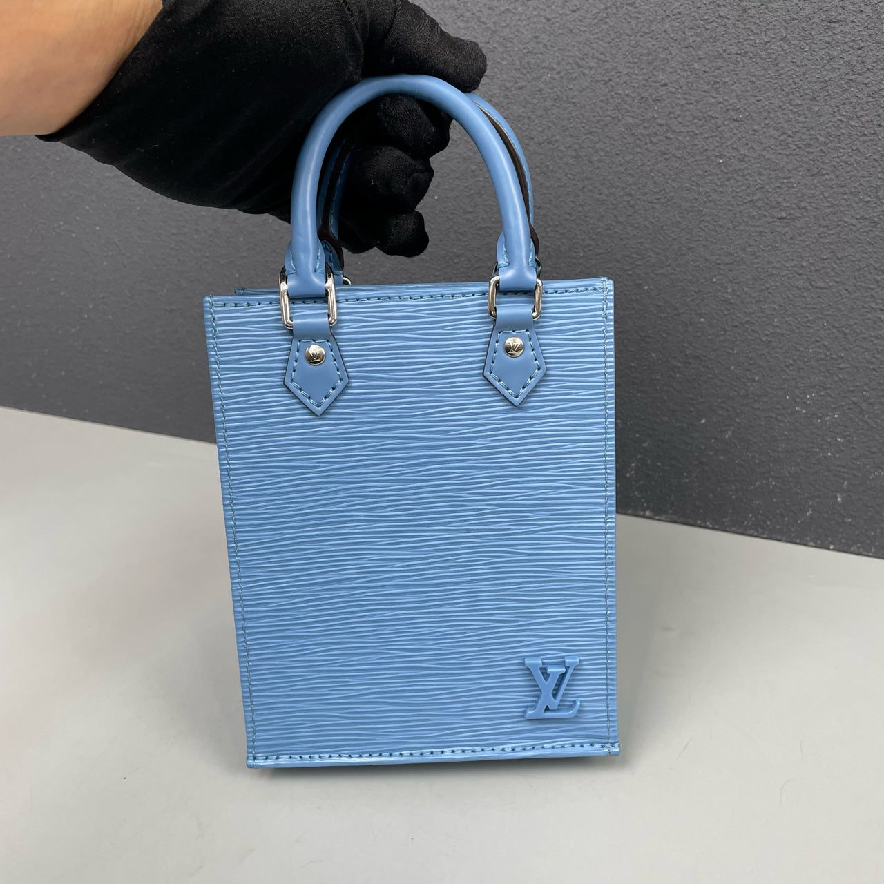 Louis Vuitton - Petit Sac Plat - Leather - Blue - (mini)