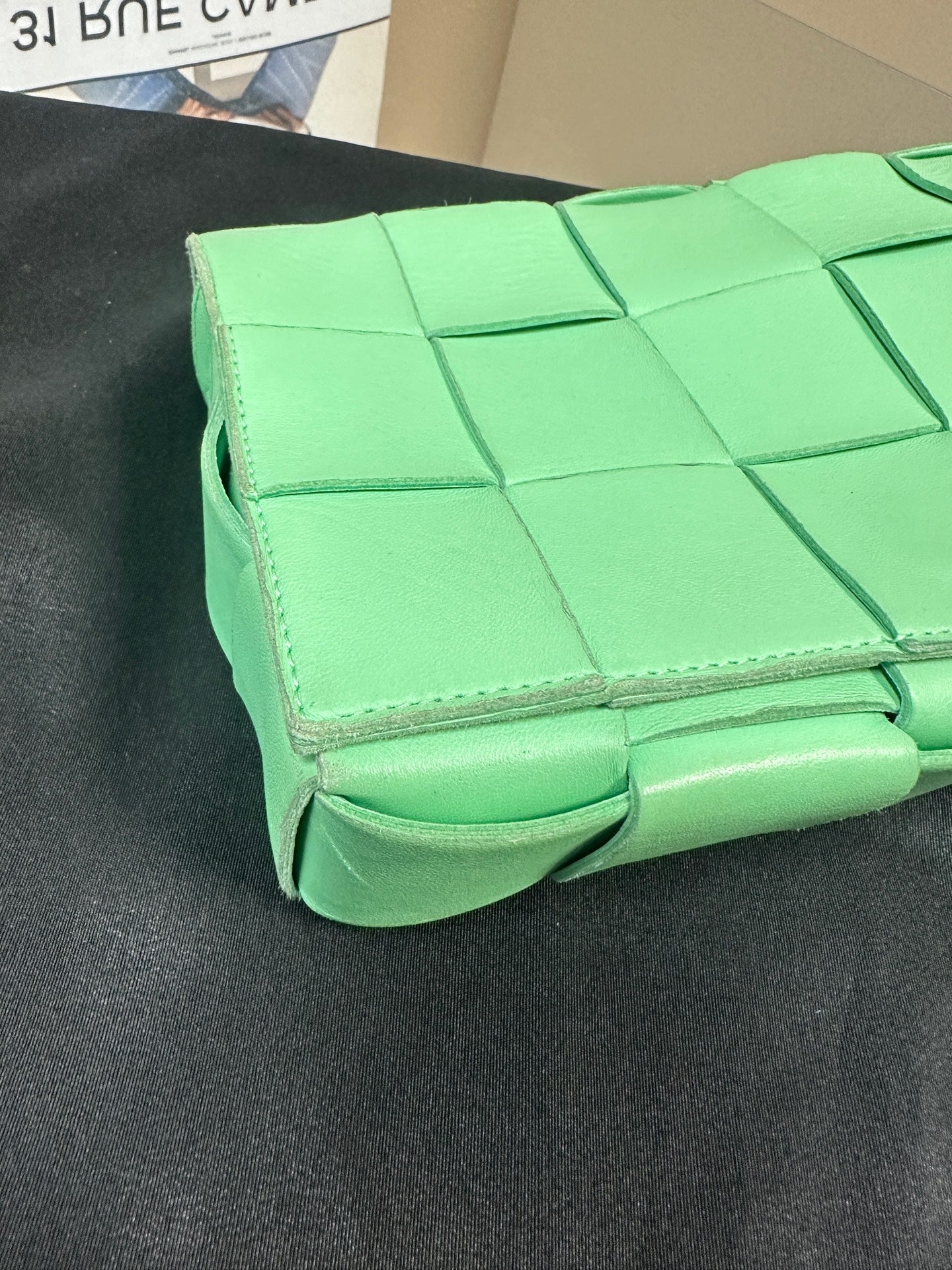 Bottega Veneta - Padded Cassette - Lambskin leather - Green - (small)