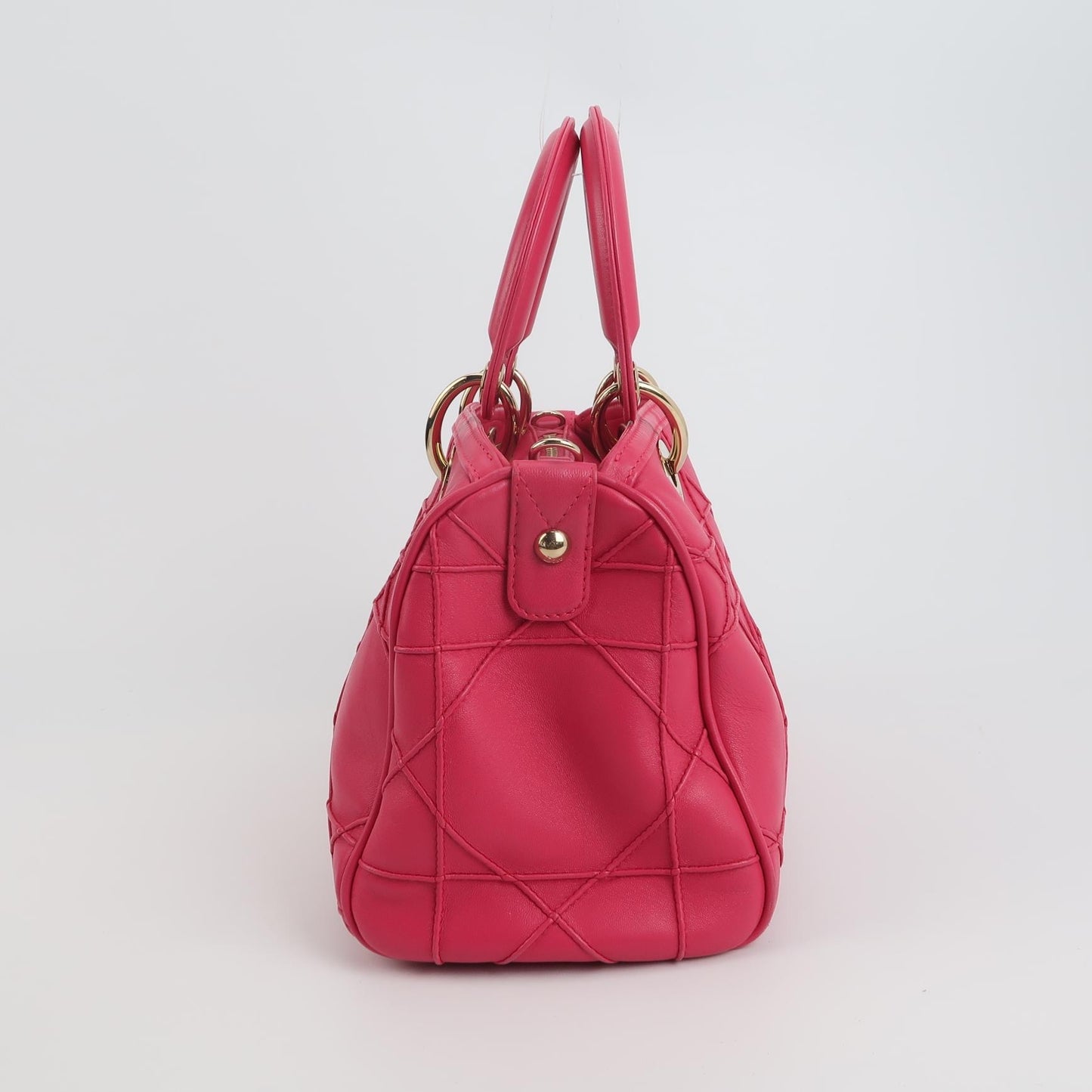 Dior - Granville Boston Bag - Leather - Pink - (Medium)