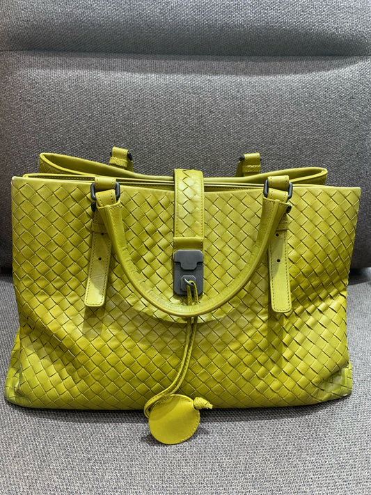 Bottega Veneta - Roma - Cowhide leather - Yellow - (Large)