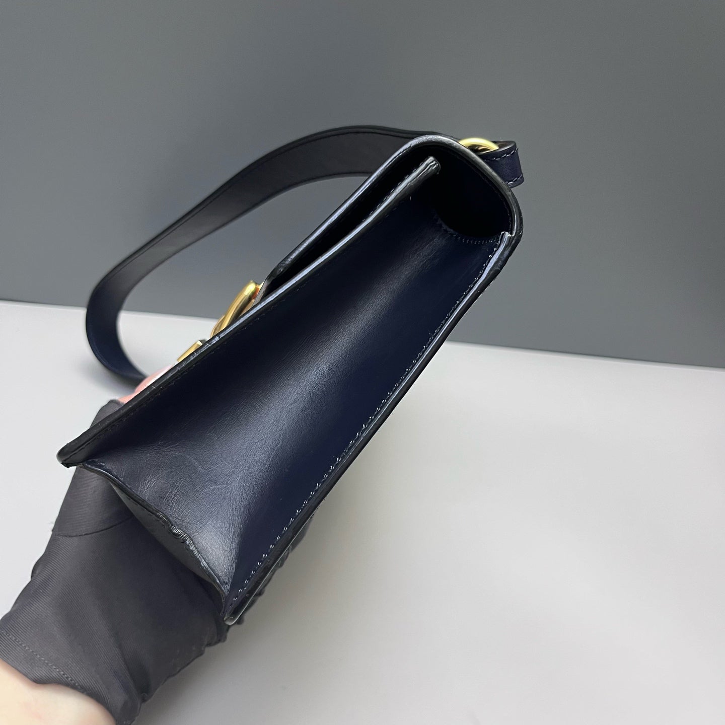 Gucci - Sylvie Shoulder Bag - Smooth leather - Blue - (Medium)