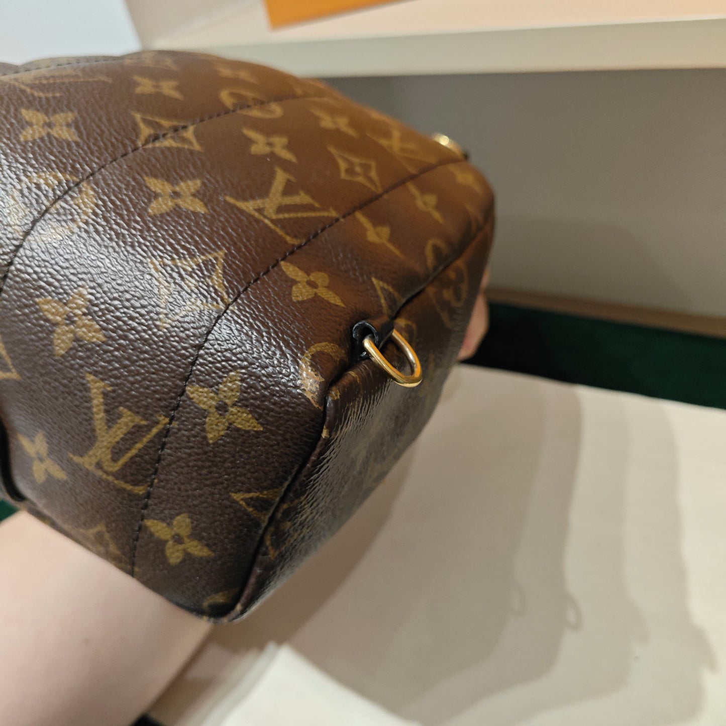 Louis Vuitton - Palm Springs Mini - Monogram coated canvas with leather trim - Brown - (mini)