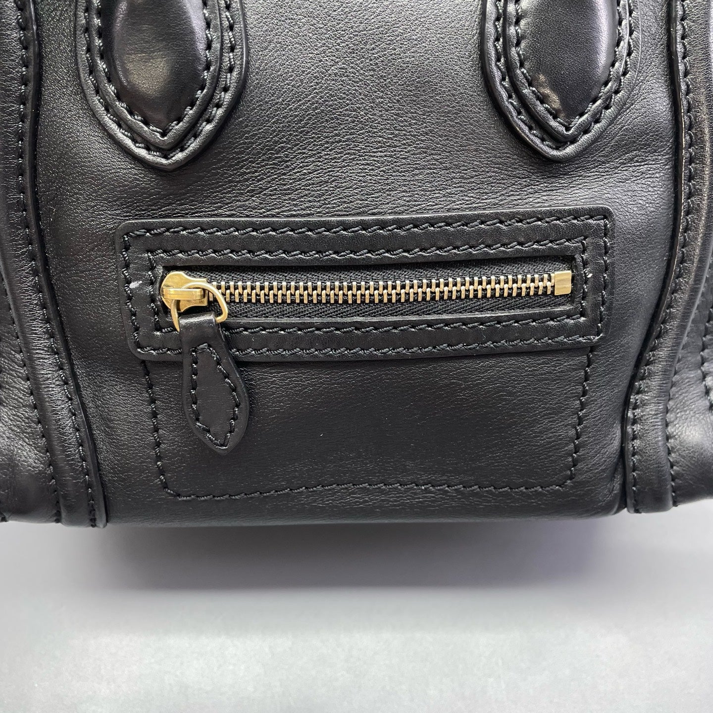 Celine - Luggage Nano - Leather - Black - (mini)