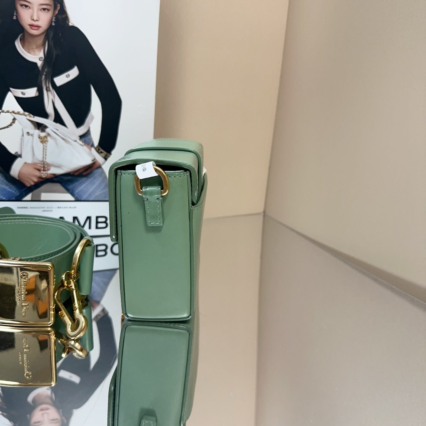 Dior - 30 Montaigne Box Bag Mini - Leather - Green - (mini)