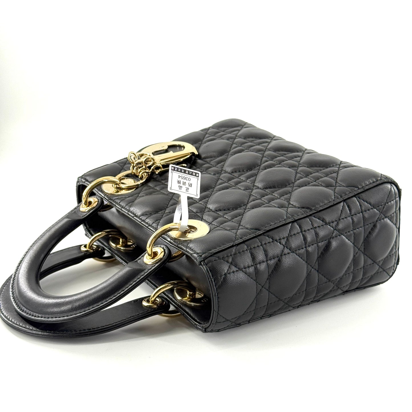 Dior - Lady Dior - Lambskin leather - Black - (small)