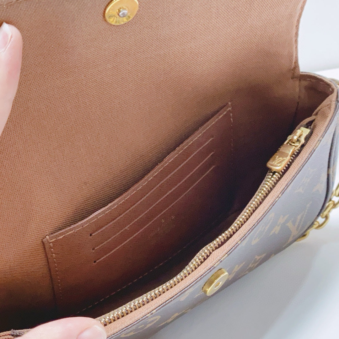 Louis Vuitton - Ivy WOC (M81911) - Monogram coated canvas with Vachetta leather trim - Brown - (Mini)