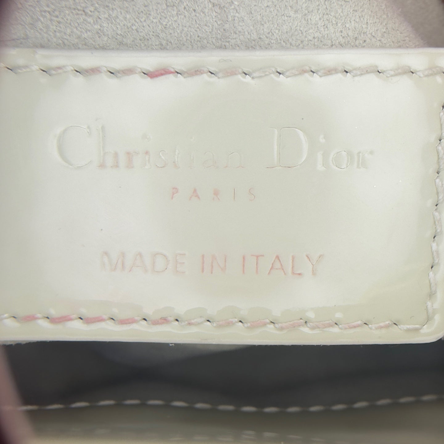 Dior - Lady D-Joy - Patent leather - White - (Small)