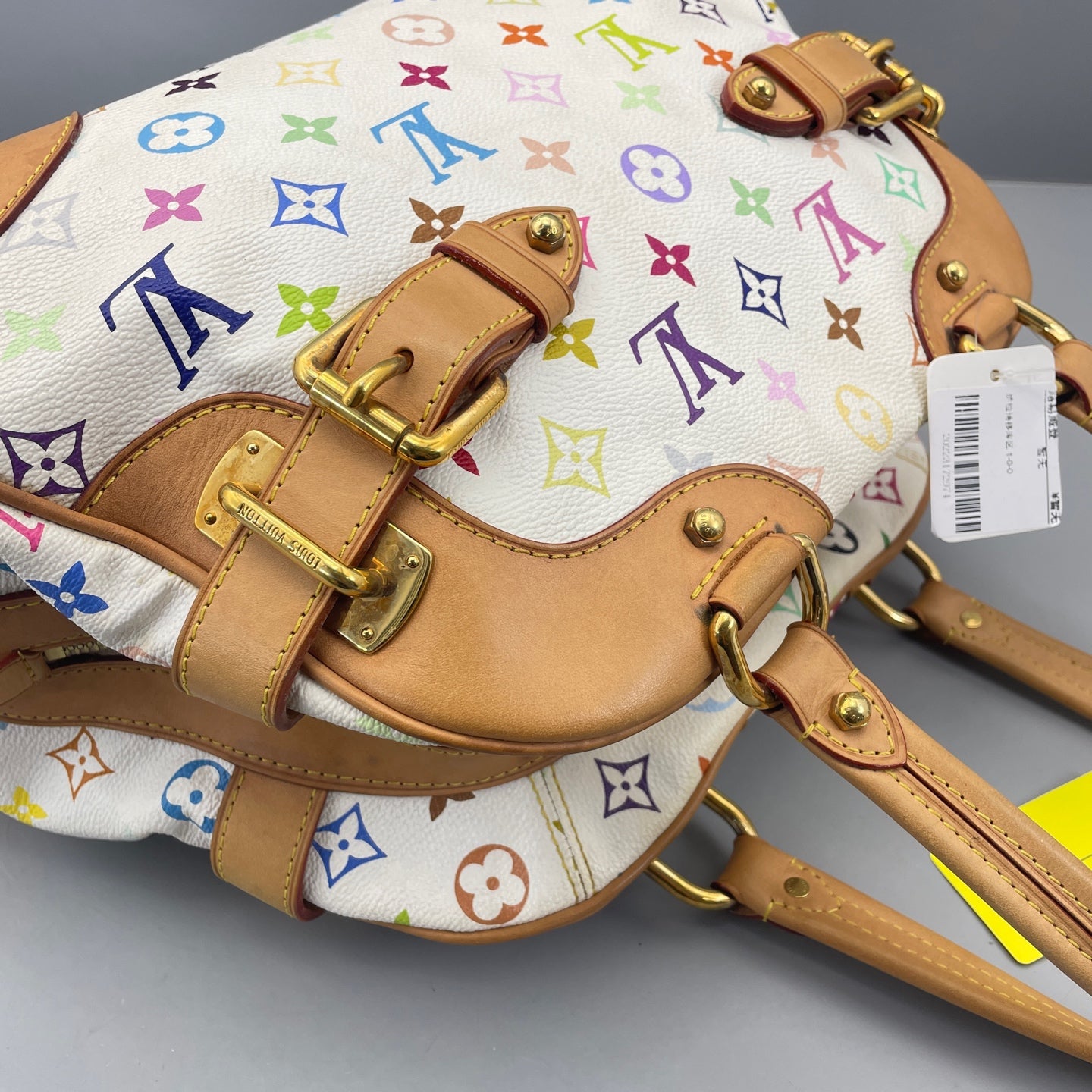 Louis Vuitton - Monogram Multicolore Tote Bag - Coated canvas, Vachetta leather - White, Multicolour - (Medium)