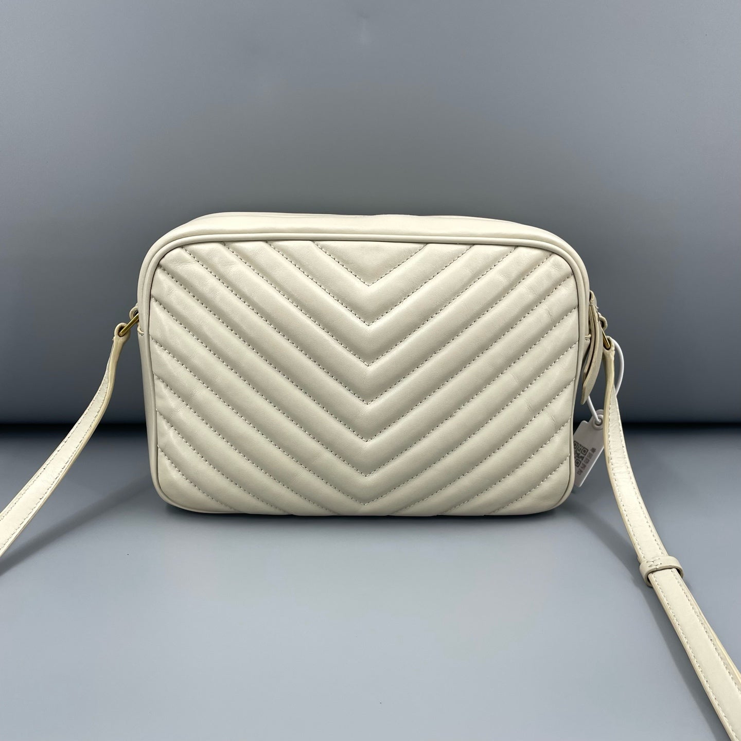 Saint Laurent - Lou Camera Bag - Leather - White - (Small)