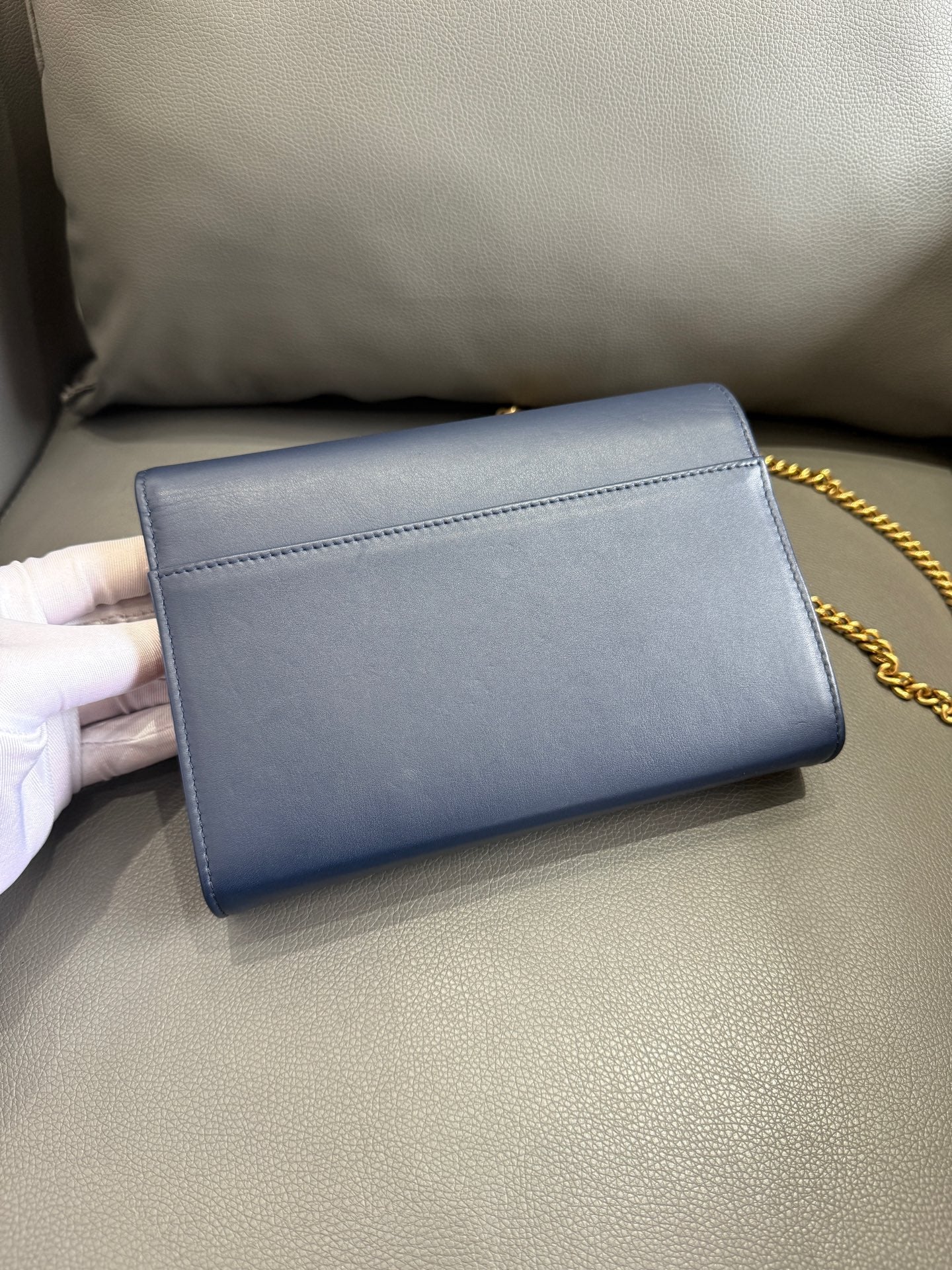 Gucci - Dionysus Wallet on Chain (WOC) - Leather - Blue with Red Interior - (Mini)