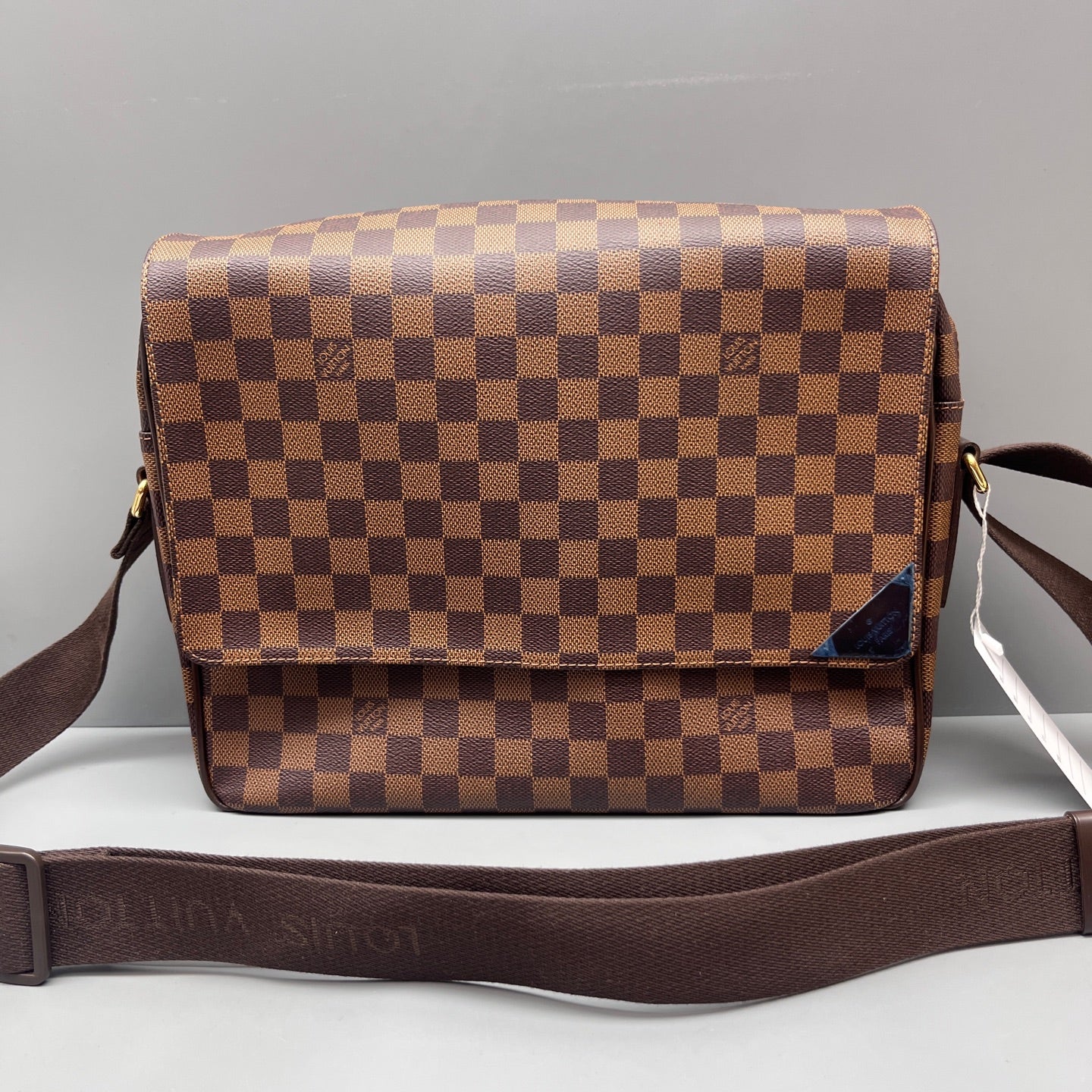 Louis Vuitton - Brooklyn Flap Messenger Bag - Damier Ebene coated canvas with leather trim - Brown - (Medium)