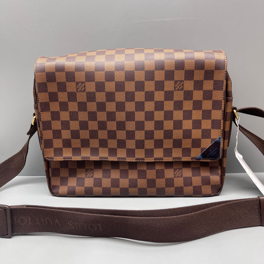Louis Vuitton - Brooklyn Flap Messenger Bag - Damier Ebene coated canvas with leather trim - Brown - (Medium)
