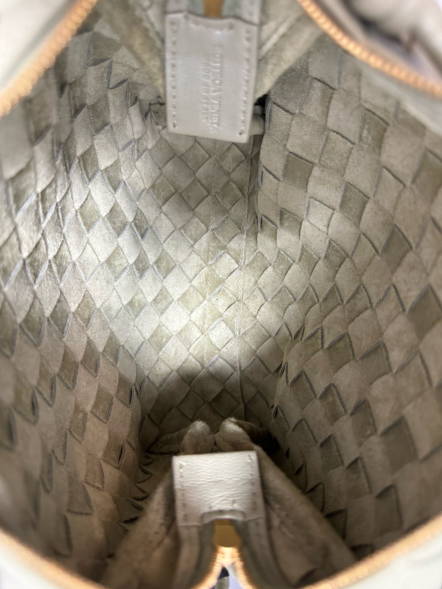 Bottega Veneta - Small Loop Camera Bag (Item 680255V1G112916) - Lambskin leather - Green - (small)
