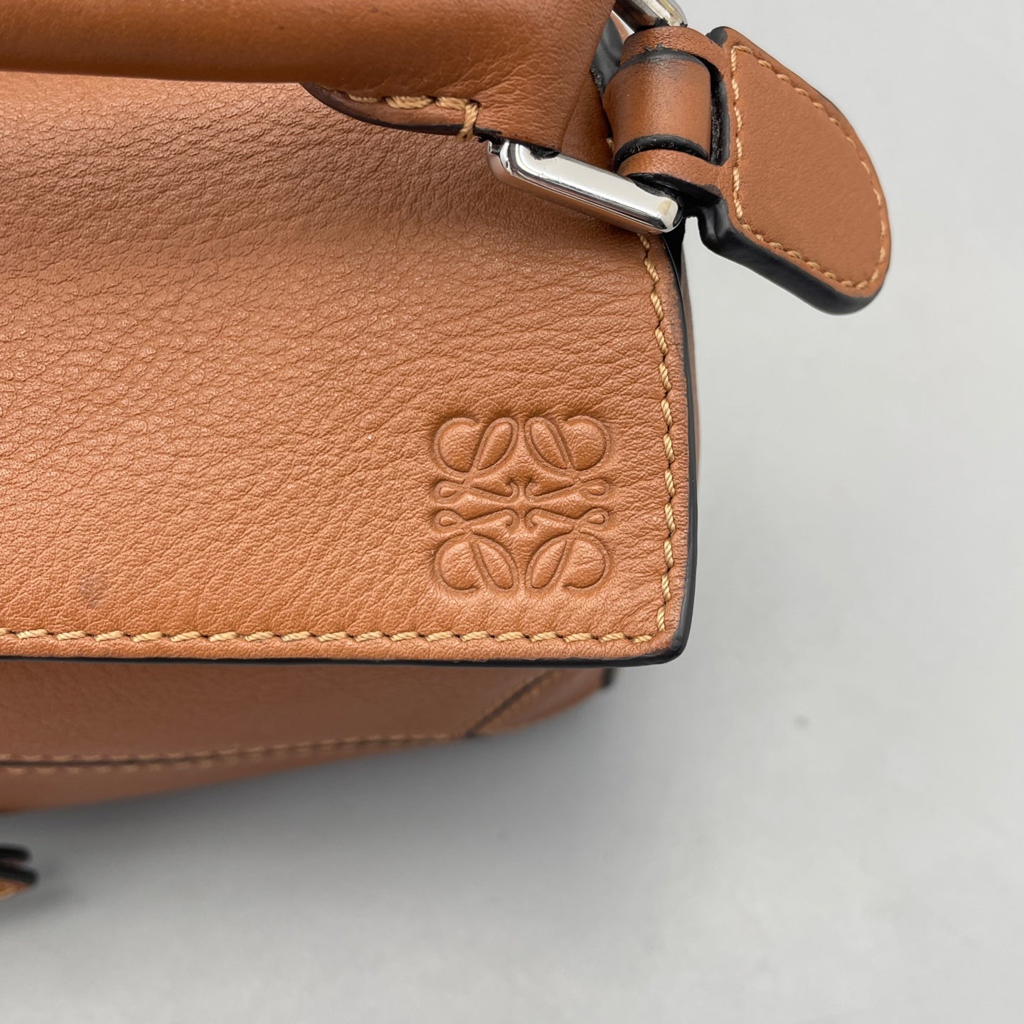 LOEWE - Puzzle Mini - Leather - Brown - (mini)