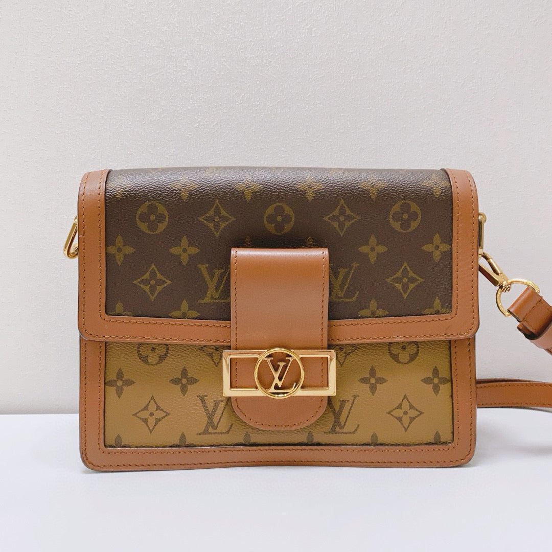 Louis Vuitton - Dauphine (M44391) - Monogram coated canvas and calf leather - Brown - (medium)