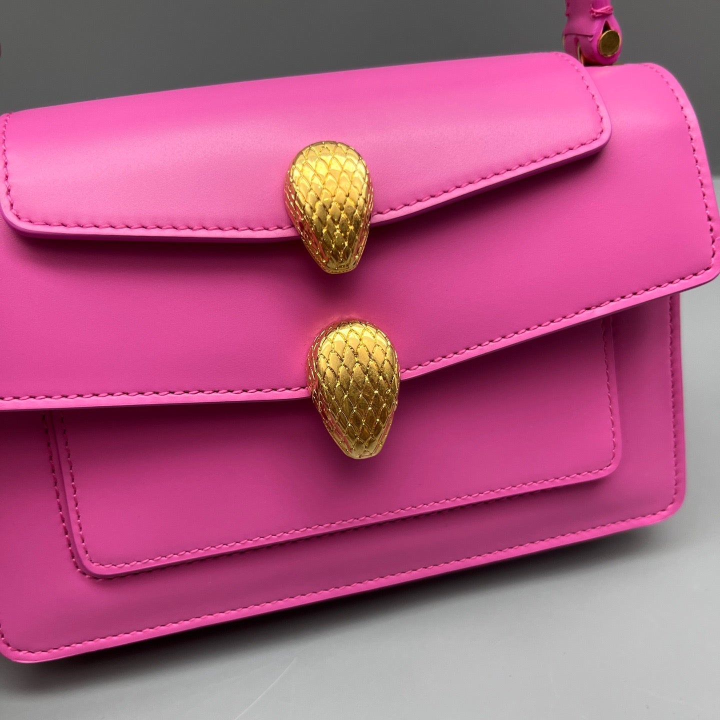 Bvlgari - Serpenti Forever Alexander Wang Limited Edition Top Handle Bag - Smooth leather - Pink - (mini)