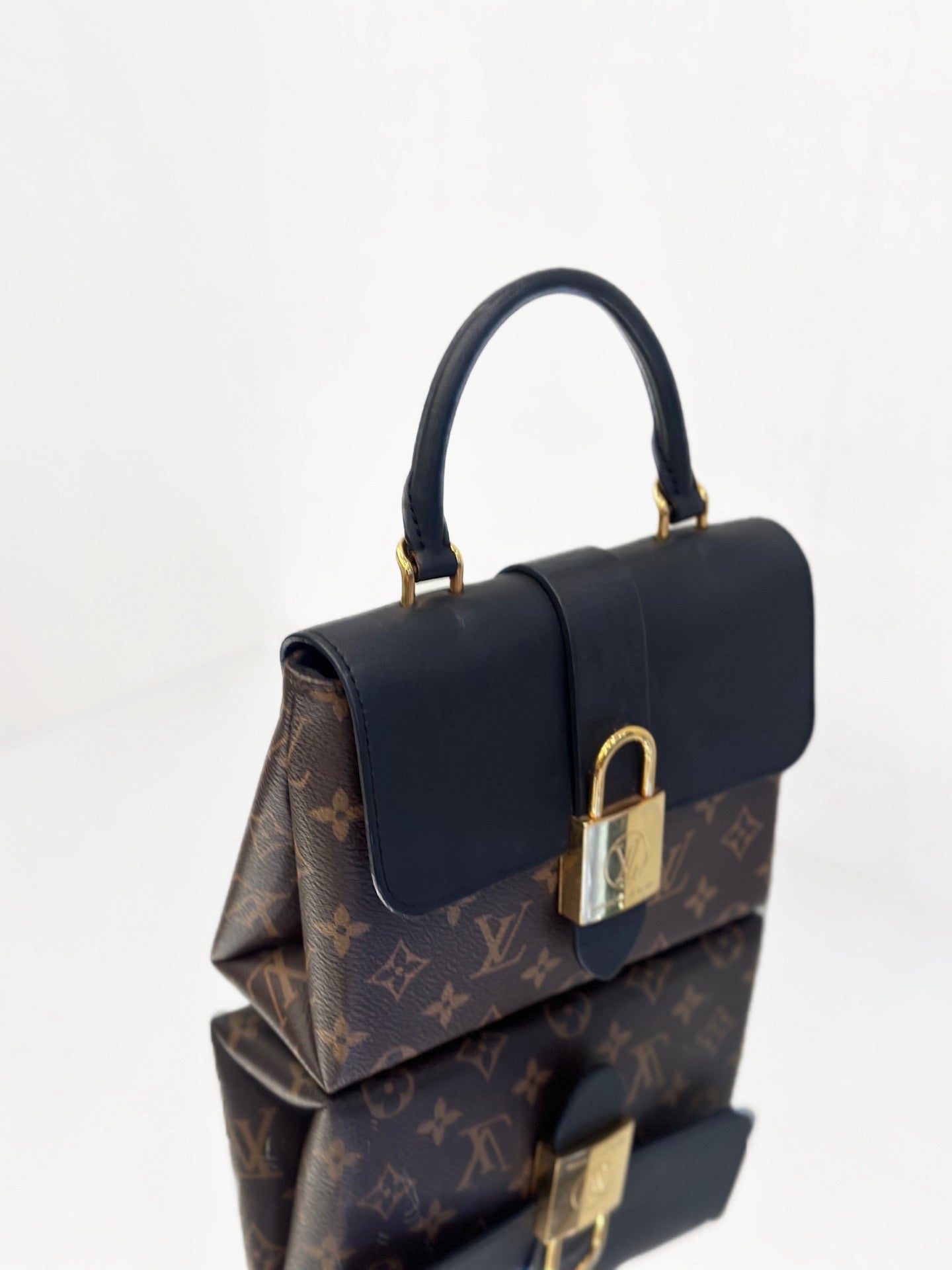 Louis Vuitton - Locky BB - Monogram coated canvas and leather - Brown and Black - (Mini)