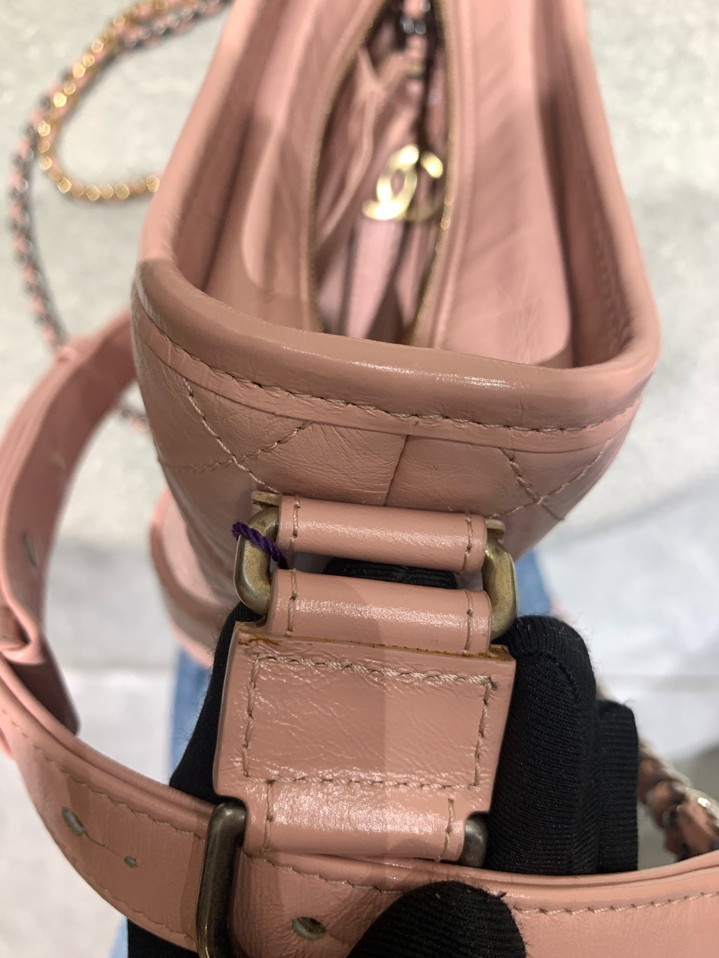 Chanel - Gabrielle Hobo Bag - Calfskin leather - Pink - (Small)