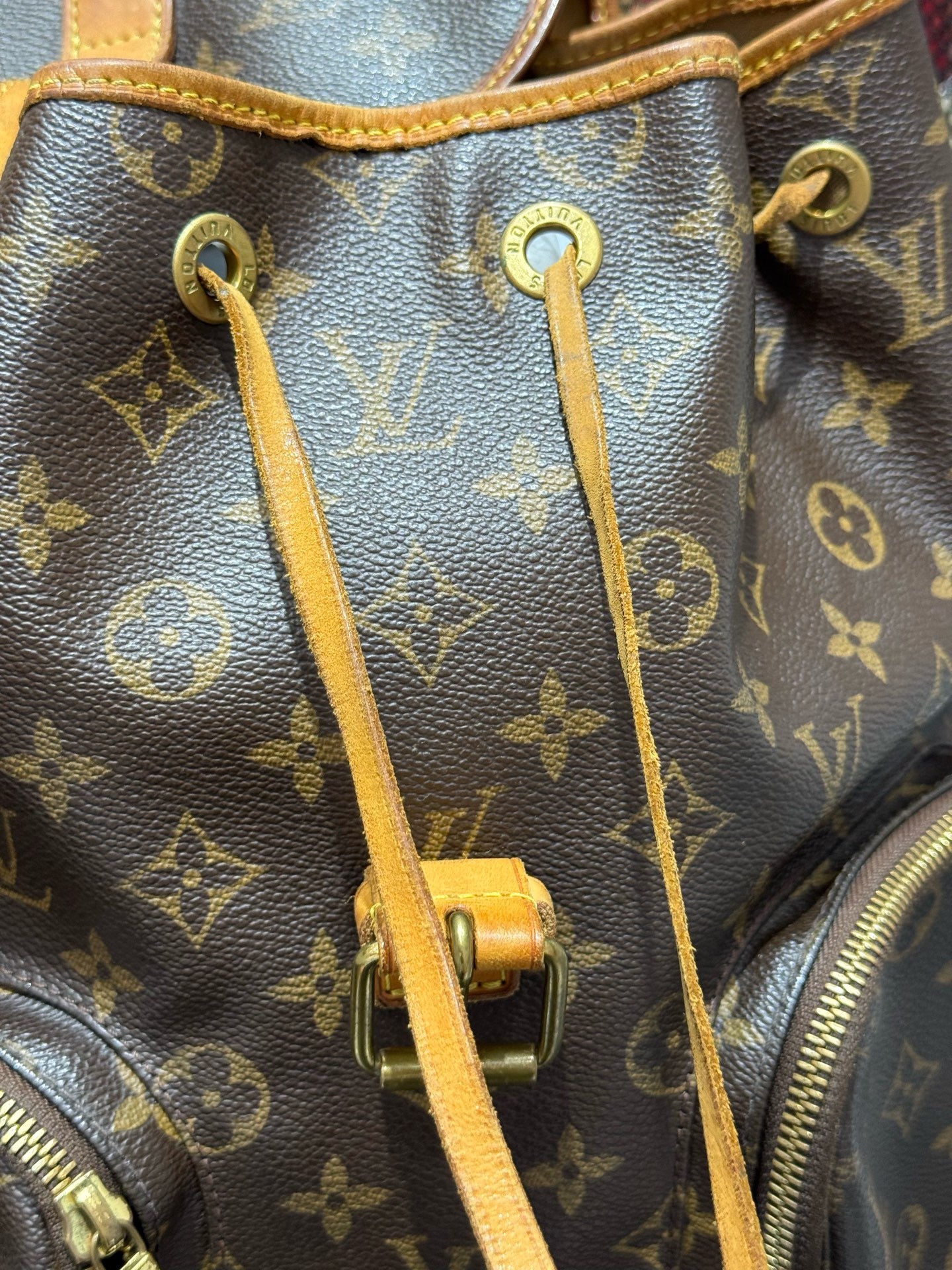 Louis Vuitton - Bosphore Backpack - Monogram canvas with Vachetta leather trim - Brown - (medium)
