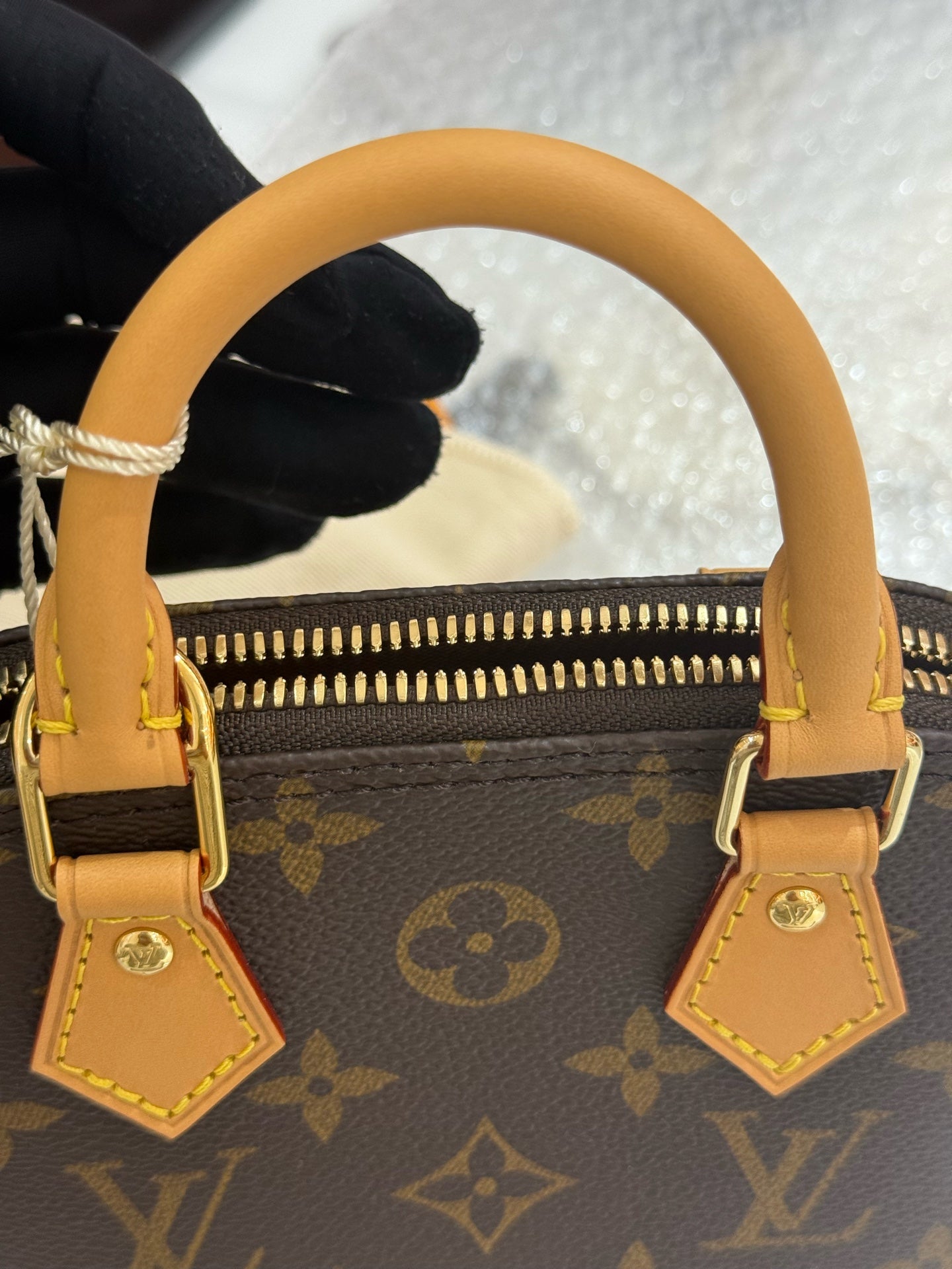Louis Vuitton - Alma Nano - Monogram coated canvas with Vachetta leather trim - Brown - (mini)