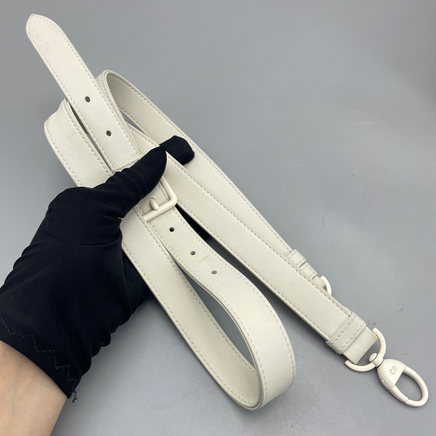 Dior - Lady Dior - Matte Calfskin Leather - White - (medium)