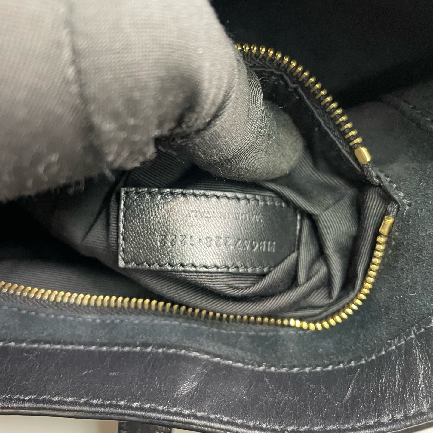Saint Laurent - LE 5 A 7 - Leather - Black - (mini)