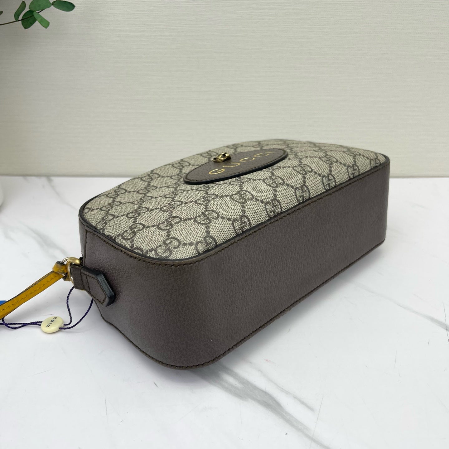 Gucci - GG Supreme Tiger Head Camera Bag - Coated canvas and leather - Beige - (Small)