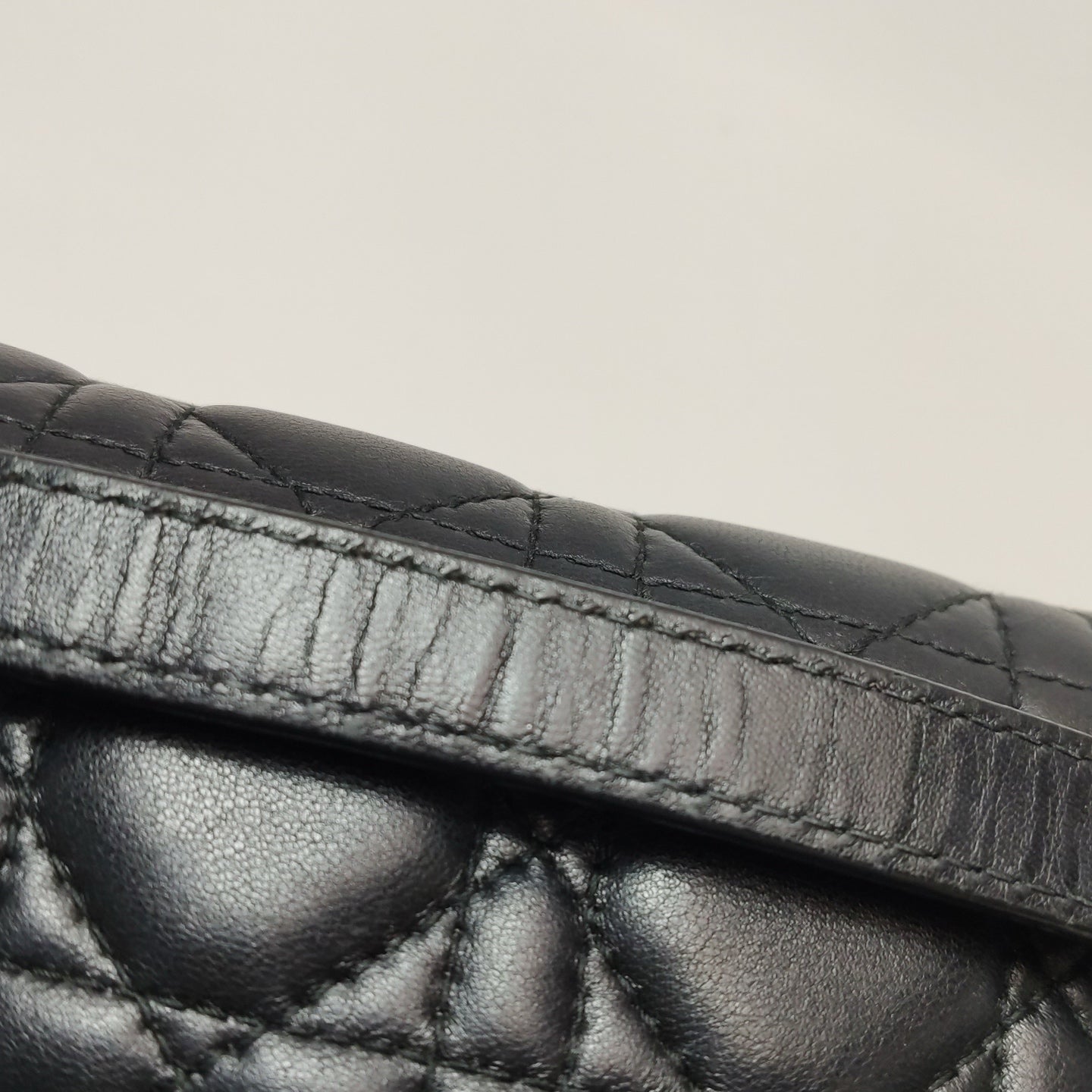 Dior - Lady Dior Mini - Lambskin leather - Black - (mini)
