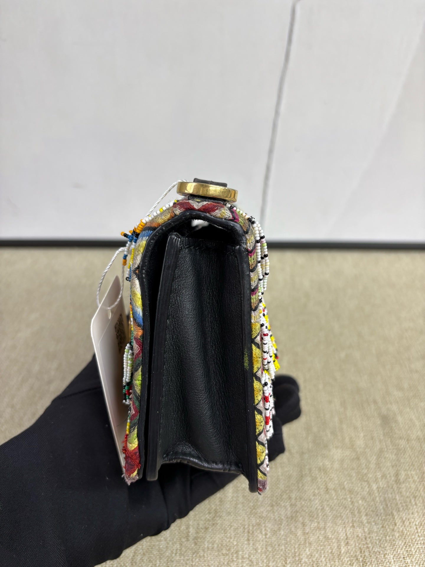 Dior - J'Adior Beaded Flap Bag Limited Edition - Leather with beaded embroidery - Multicolour - (Small)