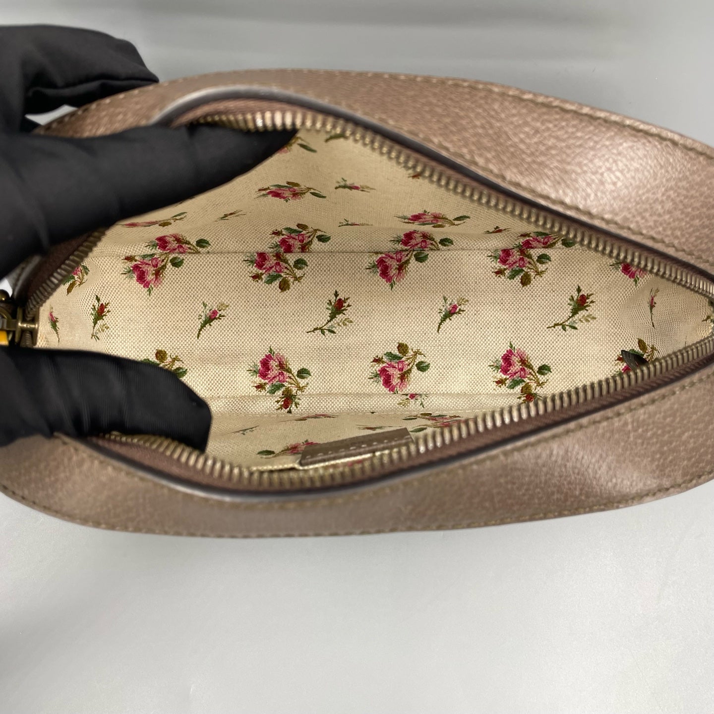 Gucci - GG Supreme Tiger Head Camera Bag - GG Supreme canvas with pebbled leather trim - Beige and Brown with multicolour strap - (Small)