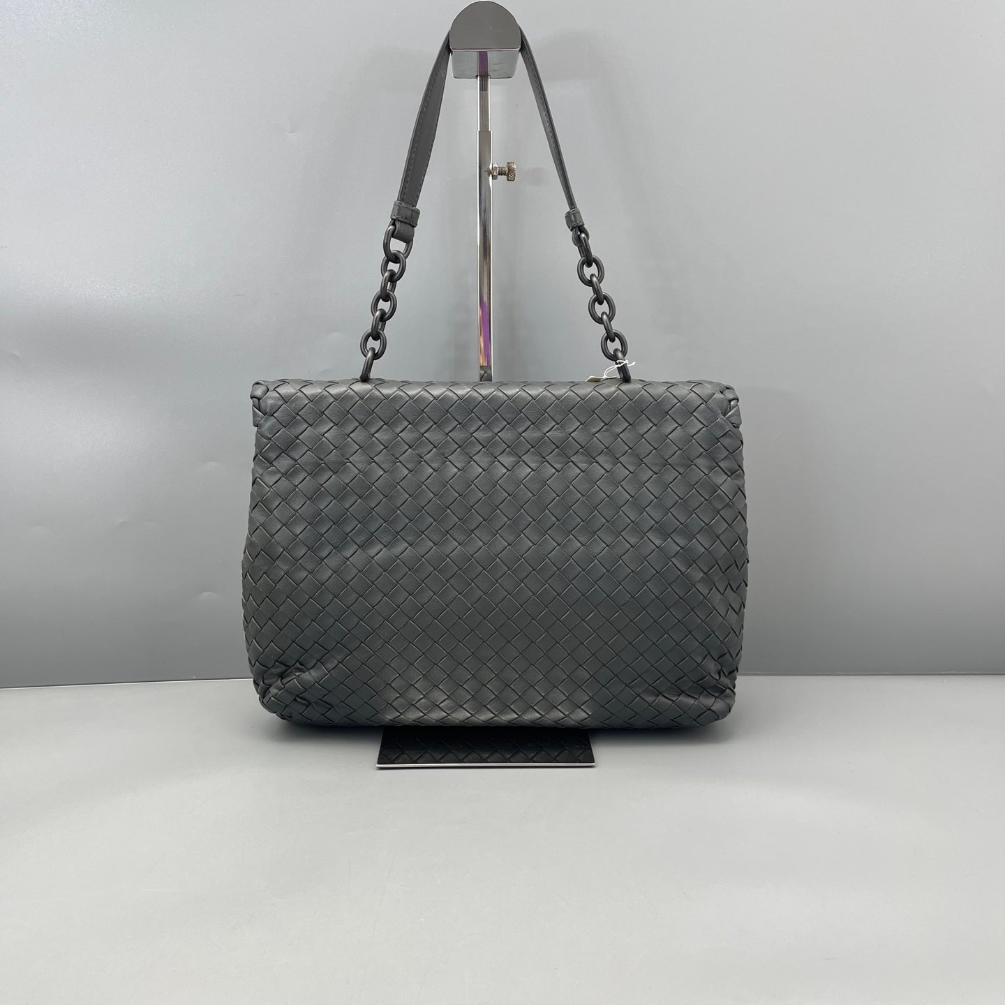 Bottega Veneta - Olympia - Leather - Grey - (medium)
