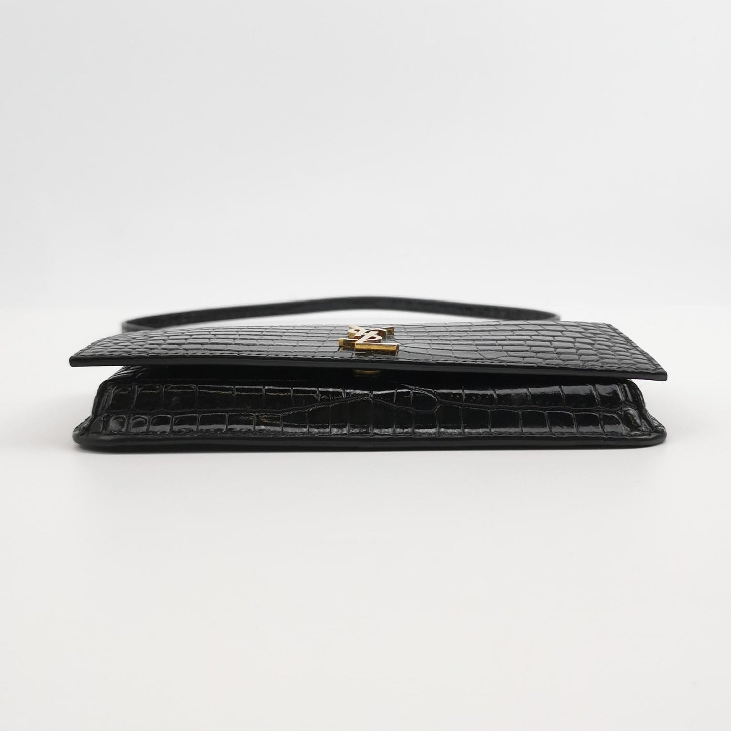 Saint Laurent - Monogram Chain Wallet - Leather - Black - (mini)