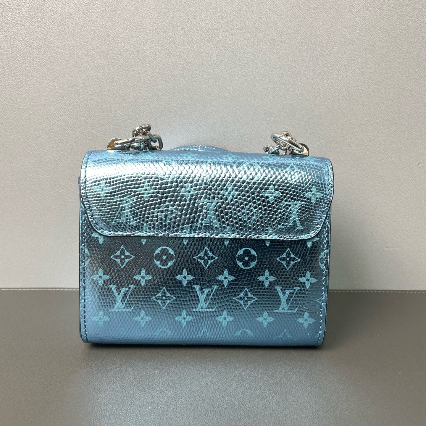 Louis Vuitton - Mini Twist Bag - Lizard leather - Blue - (mini)