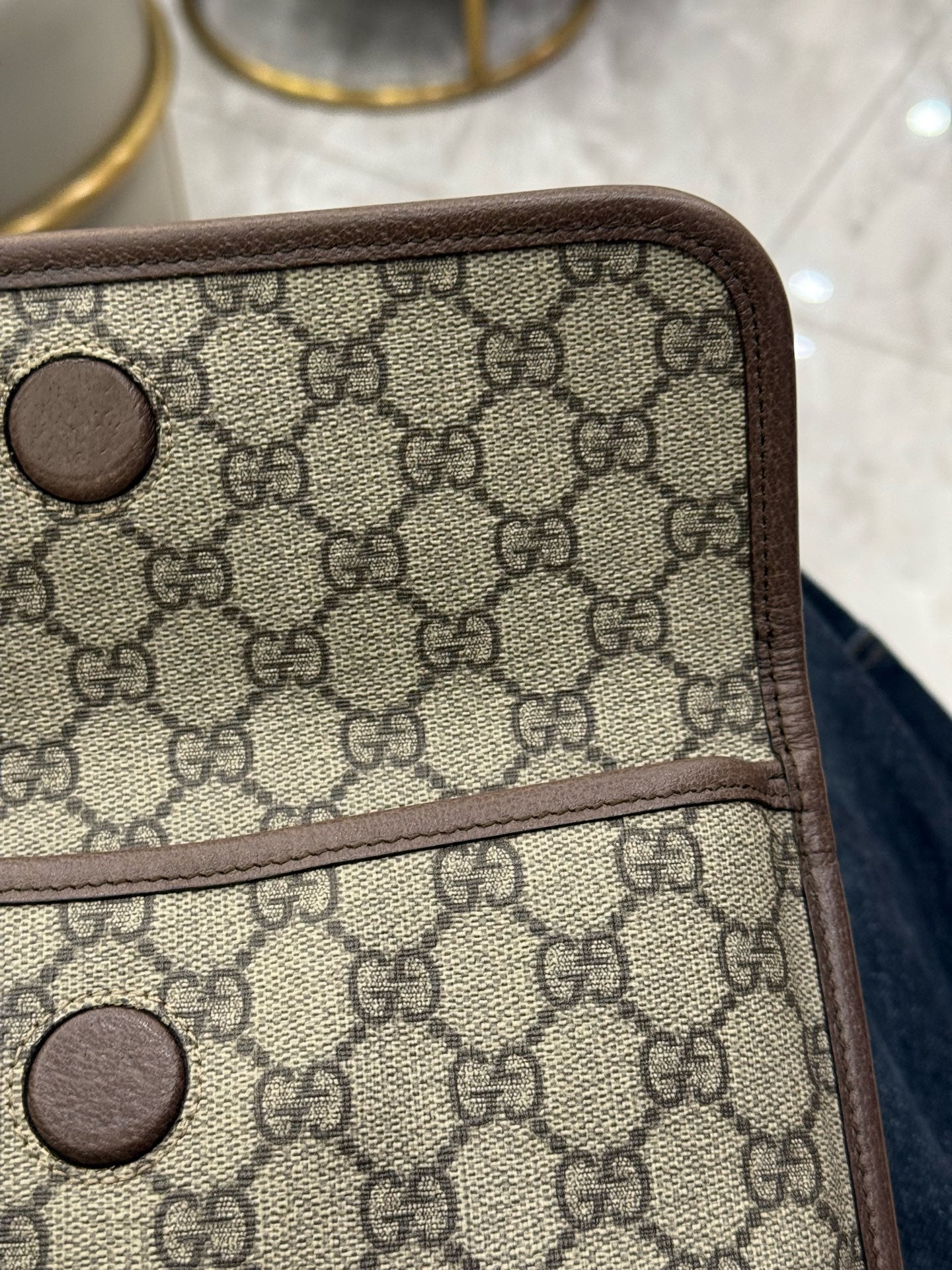 Gucci - Ophidia GG Supreme Tiger Head Belt Bag - Coated canvas with leather trim - Beige - (Small)
