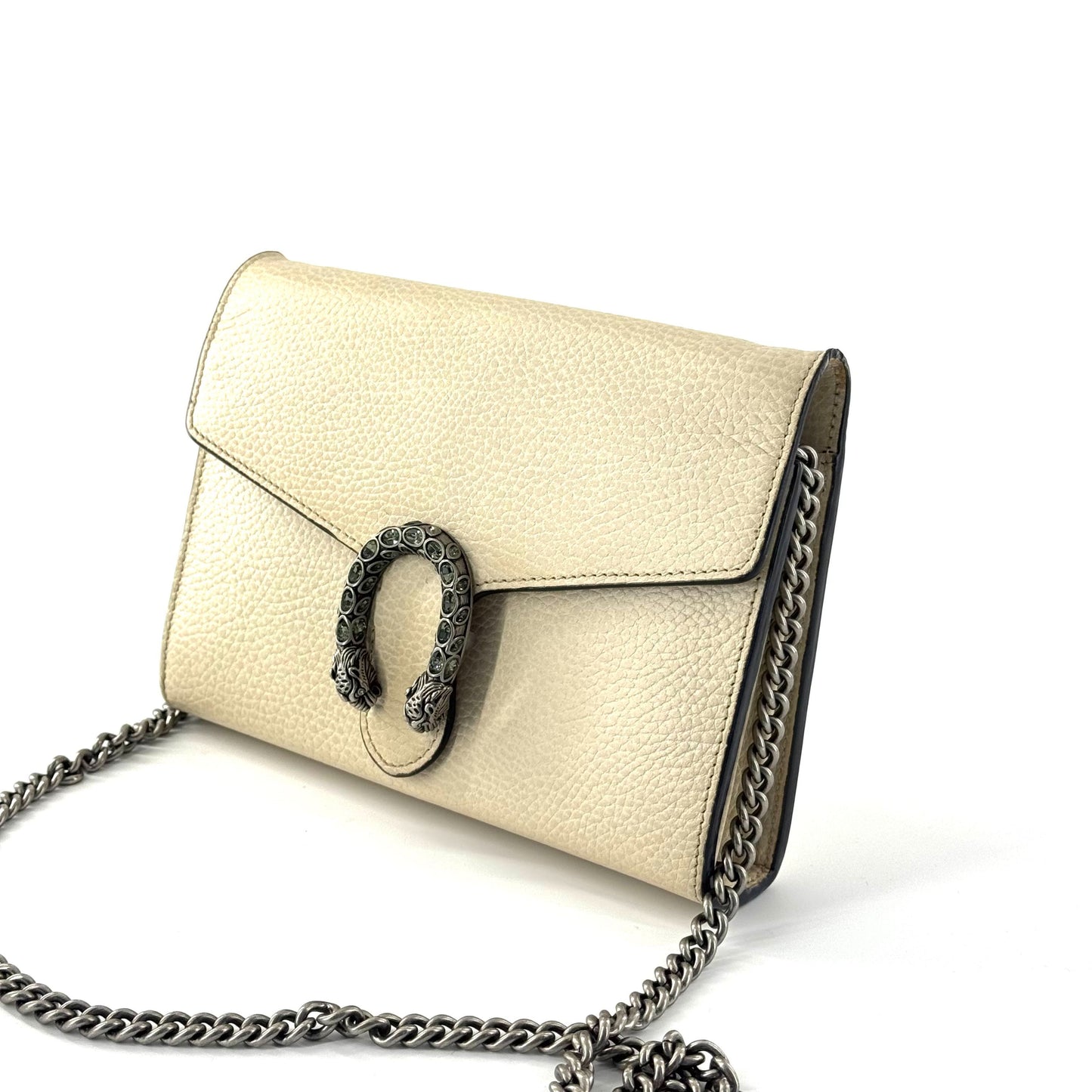 Gucci - Dionysus Wallet on Chain (WOC) - Leather - White - (mini)