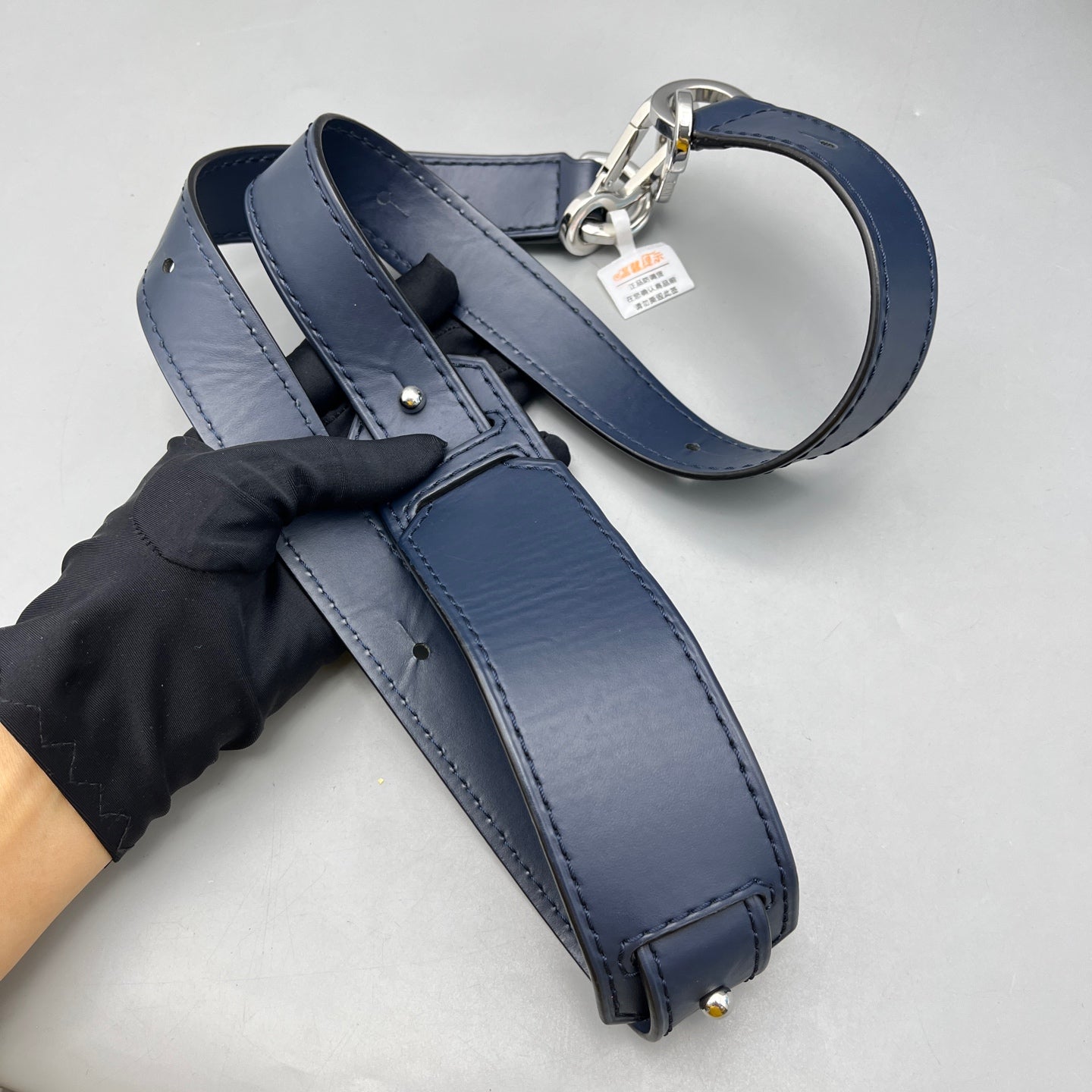 LOEWE - Puzzle Bag - Grained leather - Navy - (Large)