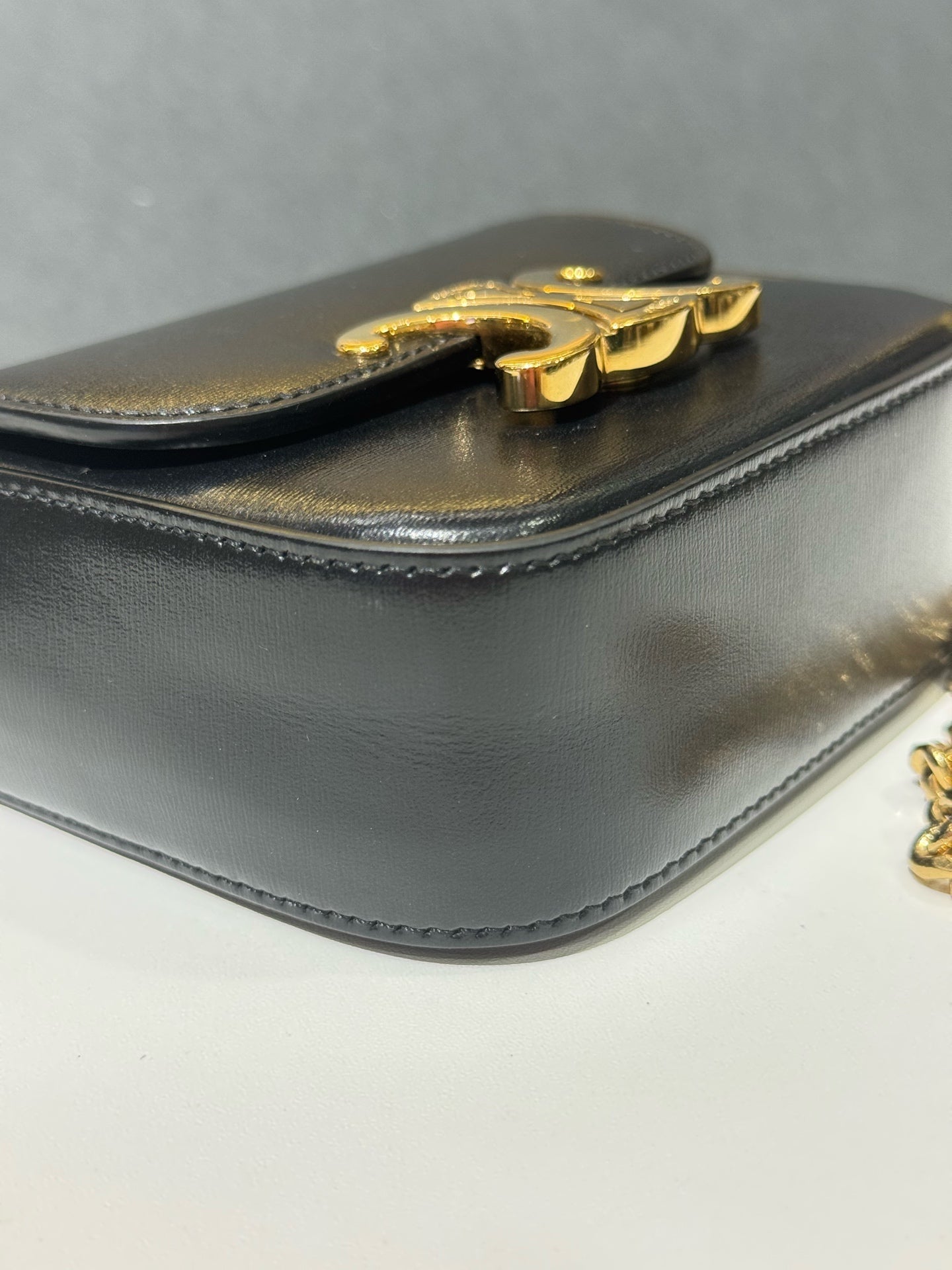 Celine - Claude - Smooth calfskin leather - Black - (mini)