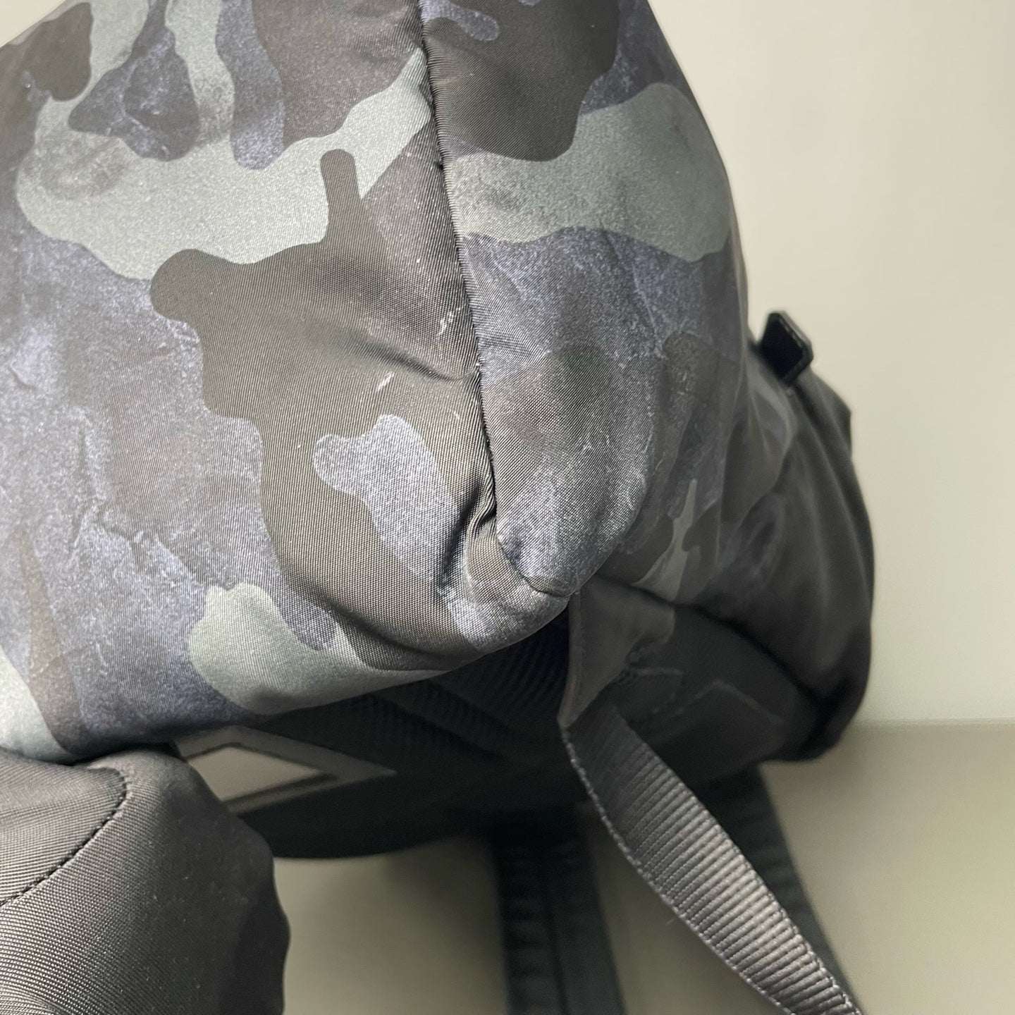 Prada - Camouflage Nylon Backpack - Nylon with Saffiano leather trim - Multicolour - (medium)