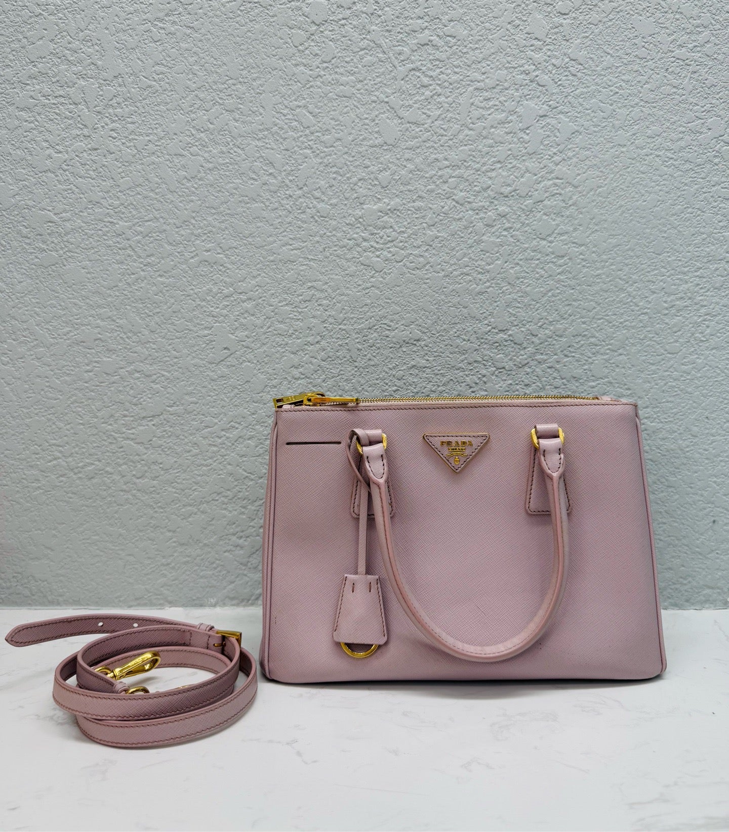 Prada - Galleria - Saffiano leather - Pink - (medium)